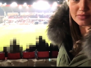 Busty Pick Up At The Stadium