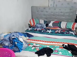 Stepmother So Horny Masturbates With The Dildo.. Real Sex