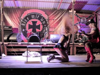 Explosive Stage Performance With Kissing, Stripping And Dan