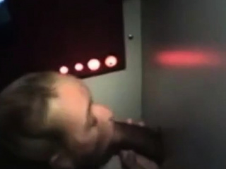 White Lady On Her Knees Sucking And Licking Black Dick