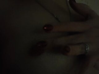 Evening Gentle Homemade Striptease. Close-up