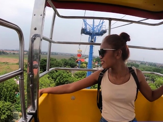 Theme Park Fun With Hot Thai Girlfriend