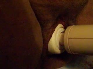 Magic Wand Inside Pussy