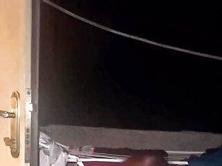 Licking Feet, Kicking, Blowjob On The Terrace