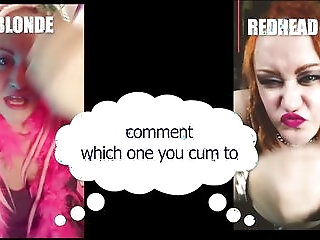 Comment Which One Made You Cum Blonde Or Redhead Straight Version.