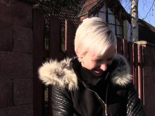 Pierced Blonde Amateur Fucks In Public