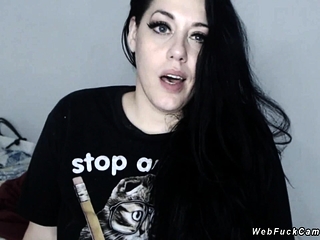 Amateur Fucks Big Tits With Dildo On Cam