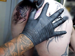 Starting The Day With A Change In My Anal Tattoo 2