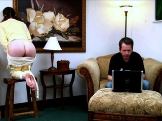 Cornertime And Spanking In Drop Seat Pj's