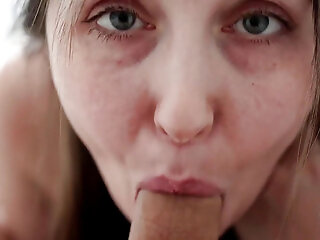 Stepmother Woke Up Her Stepson With A Sweet Blowjob
