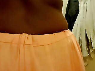 Desi Indian Tamil Hotwife's Big Ass & Pussy Teased In Saree - Cuck Films!