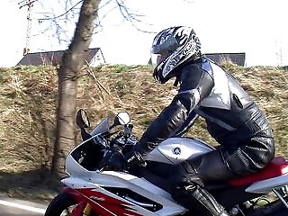 My Perfect German Girlfriend In Motorcycle, Want Only To