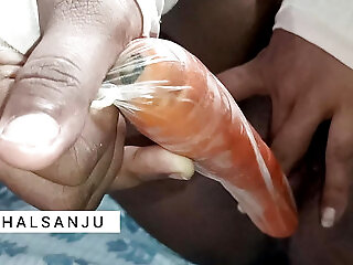 Mallu Wife Mastrubating With Vegetable And Getting Squirts With Moaning