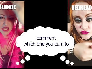 Comment Which One Made You Cum Blonde Or Redhead Straight Version.