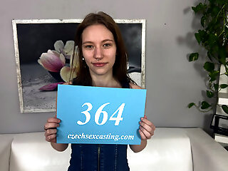 Skinny Babe Shows Her Wet Pussy On A Casting Exam