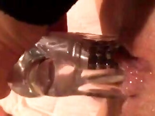 V Cums On Big Toy
