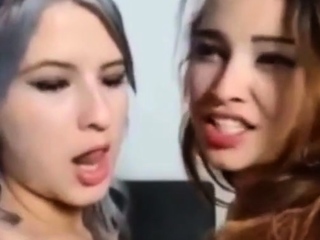 Latina Girls Hot Kiss