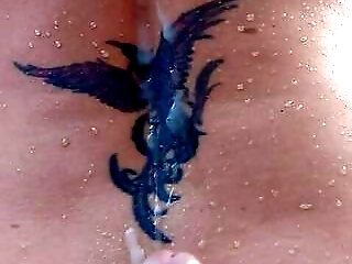 Slow Motion Cumshot By The Pool
