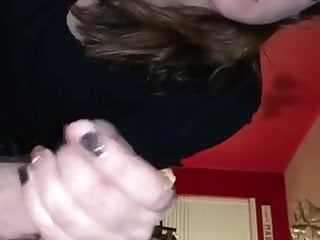 Lovely Young Brunette Sucks On Her Boyfriend's Dick