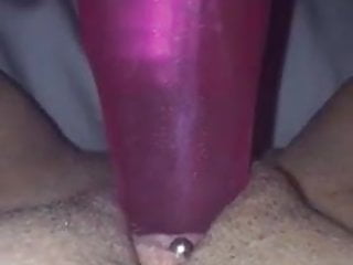 Pink Vibrator Wet Cumming Pussy