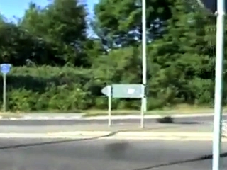 Freche Goere Besorgt Es Sich Mitten Im Kreisverkehr!