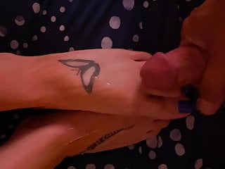 Cum On Wifes Feet