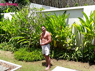 Wife Cheats On Her Husband With A Hot Muscular Gardener