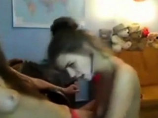 Teens Playing On Webcam -- Mfl