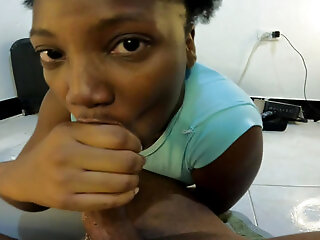 I Am Your Submissive Black Bitch Sloppy Head Slut Oral Sex Toy Stick Your Big Dick Here Let Me Spit N Suck Play - Jhodez1