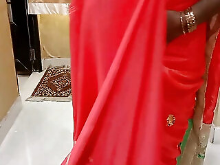 Desi Tamil  Housewife Seduces Bull In Red Underwear - Nipple Play, Cuck Watches! Indianhotwifex