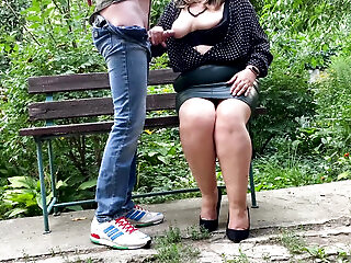 Please Don't Waste Your Cum, Cum On Me! My Mother-in-law Made Me Cum.