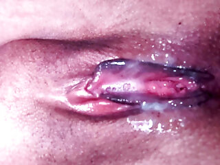My Cuckold Hubby Licking My Pussy And Masturbating Me With A Balloon Before A Rough Double Vaginal Penetration