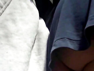 Bumping Against Stranger On Train Turns Into Her Panties Full Of Cum