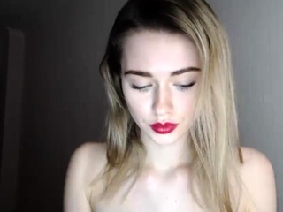 Webcam Busty Blonde Babe Dildo Fuck