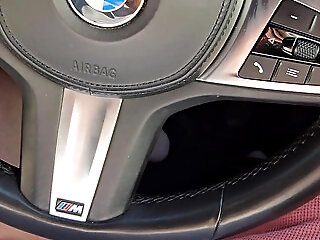 Step Mom Hand Slip Into Step Son Dick In The Car Park