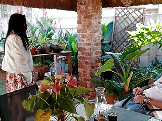 Masturbating With My Neighbours Wife Outdoor On The Patio