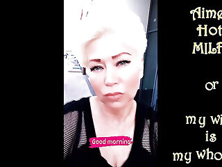 Mature Married Whore Shoots A Photo Shoot...))