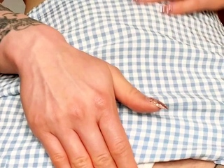 Lovely Small Titted Brunette Fingering Her Pussy
