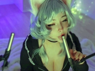 Lyrica - Asmr Binaural Kitty Licking