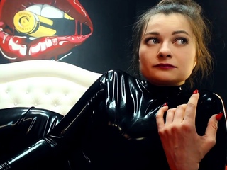 Latex Slut Solo Anal Masturbation