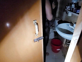 My Stepsister Was Taking A Shower With The Door Open And I Was Peeking In.