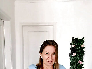 Amazing Huge Tits And Very Active Sexy Granny Teasing You