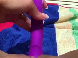 Close Up Solo Beauty Toying Ass