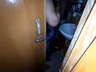 My Stepsister Was Taking A Shower With The Door Open And I Was Peeking In.