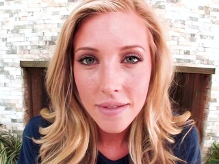 Blonde Amateur Babe Pussy Fucked After A Wet Blowjob