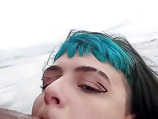 Influencer Sucking Dick In Public On A Beach