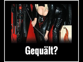 German Fetish Sklave And His Femdom Domina Smoke