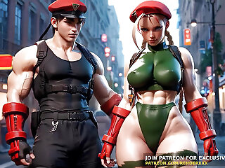 3d Animation : Street Fighter - Cammy White Handjob Dick Ride Uncensored Hentai