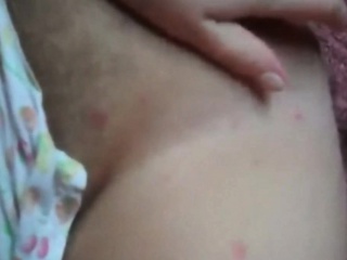 Closeup Of Her Young Pussy Squirting