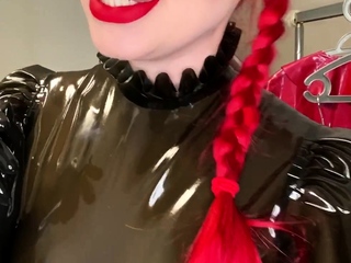 Amateur Redhead MILF Alena Strips And Dances